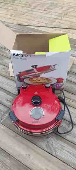 KitchPro Pizza Maker pizzaugn röd