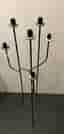 Golvljusstake svart metall