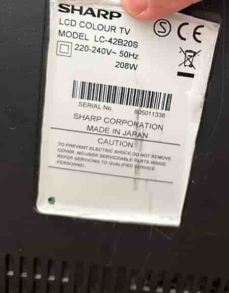 Sharp LC-42B20S TV 42 tum svart
