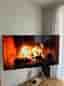 Samsung 65" CU7100 Crystal UHD 4K Smart TV (TU65CU7105K) with tripod