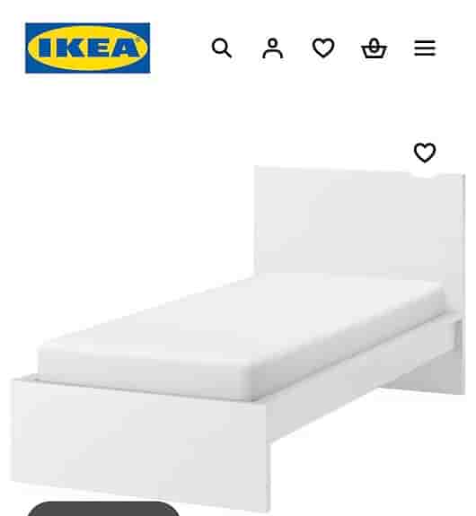 IKEA säng vit