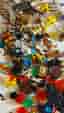 Stort vintage Playmobil lot – 38 figurer, 14 hästar, 6 båtar, fordon  (70-tal)