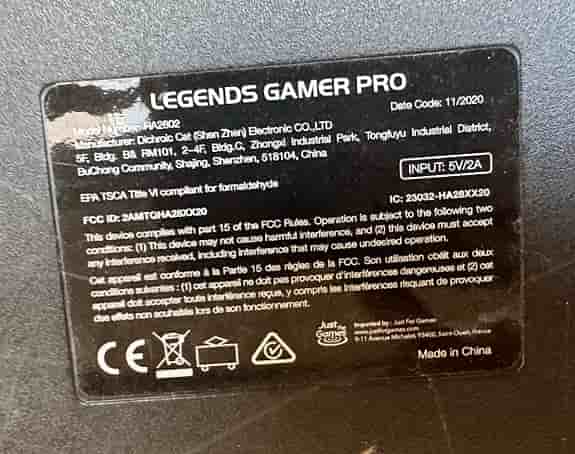 Legends Gamer Pro arkadkontroller USB