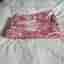 Tyg bomull rosa blad 280 x 200