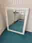 Spegel vit ram 90x70