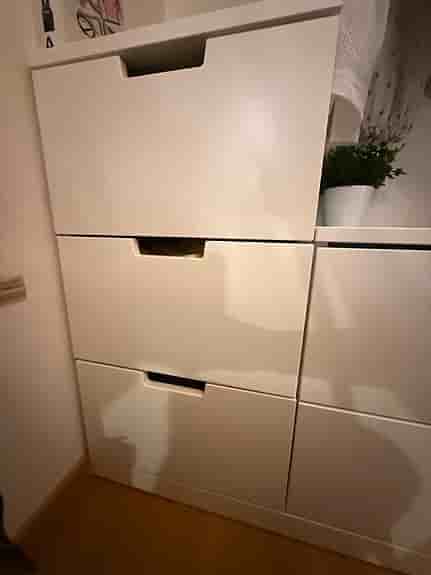 IKEA NORDLI byrå / förvaring – vit, modulär, mycket bra skick