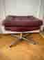 Retro Pall skinn/ metall ca 1970-tal vintage