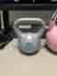 Kettlebell 1 x 6kg grå Master Fitness plast