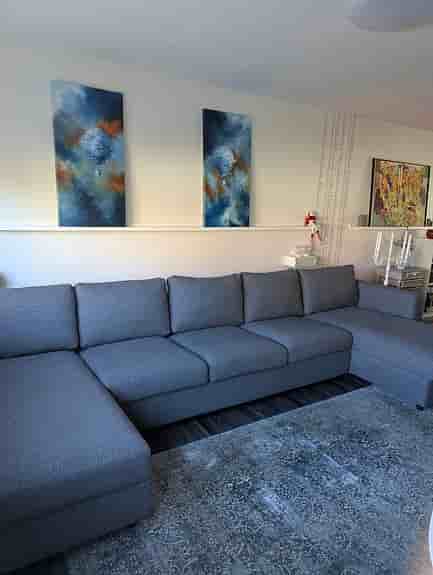 IKEA 5-sitsig soffa av märke Vimle med två schäslonger