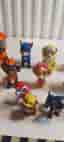 Paw Patrol figurer ca 25 st + tillbehör – stort se