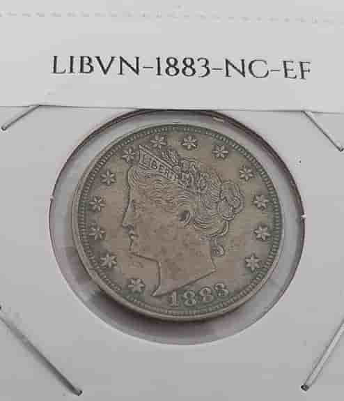 1883 Liberty Silver mynt.
