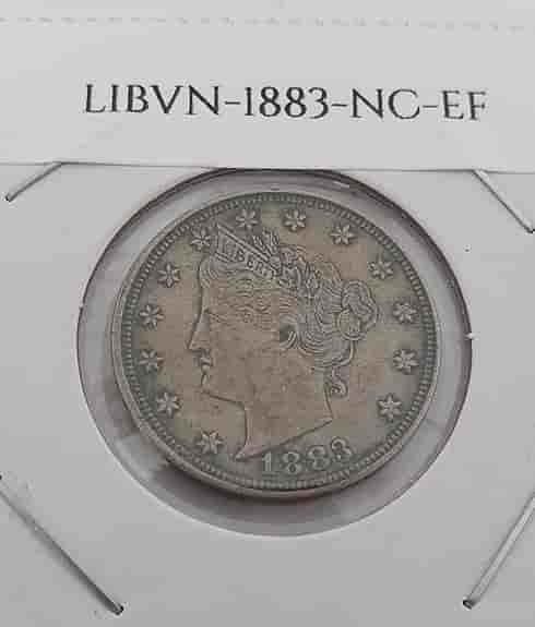 1883 Liberty Silver mynt.
