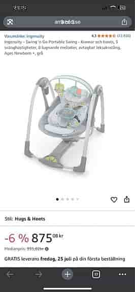 Baby swing