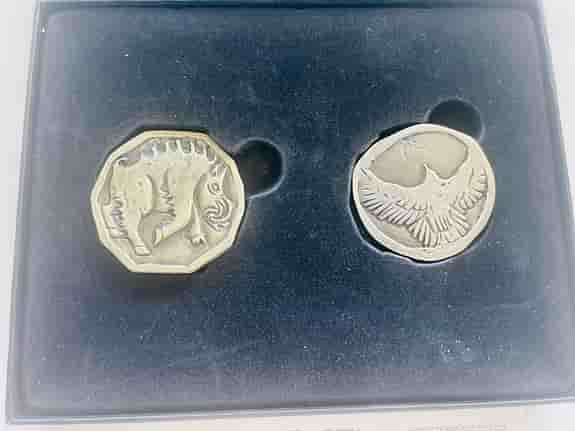 The Hobbit Dwarven Treasure Coin Set samlarmynt med äkthetsintyg