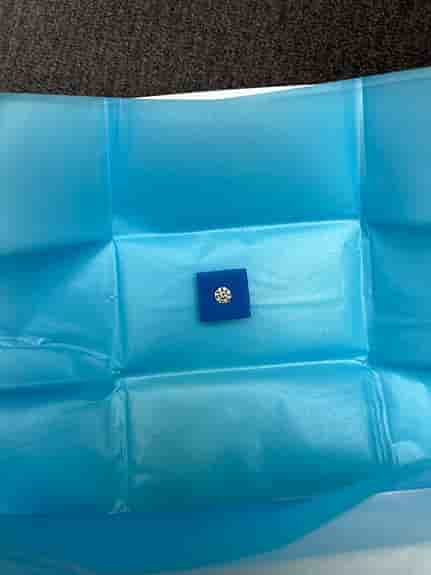 Matchande par diamanter. 0,5 ct styck, VVS2,F, HRD cert.