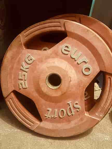 Skivstänger, viktskivor, Kettlebell m.m. + 40m2 Budo Nord - 44 mm pusselmatta