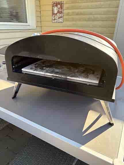 Burns & Barkles pizzaugn gas svart