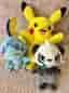 Pokémon gosedjur Pikachu Sobble Pancham blandade färger