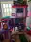 Barbie dockhus flerplans rosa