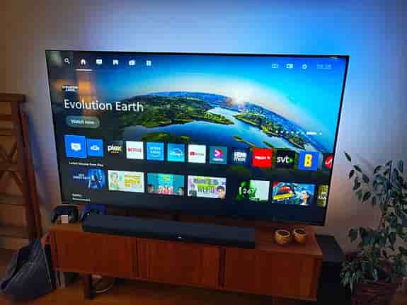 Philips 75" 4K TV med Ambilight