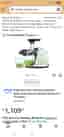 Slow juicer Använd 1 gång juicepress