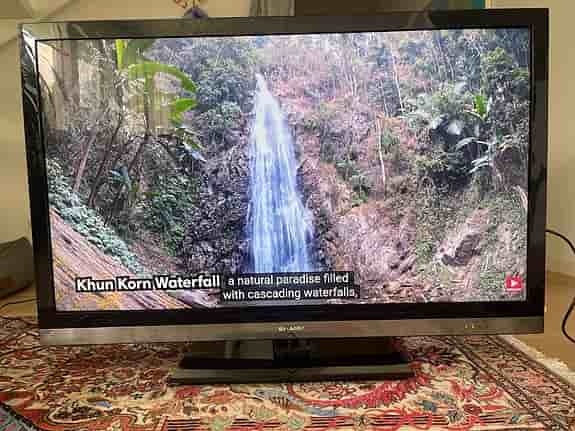 Sharp Aquos LC-46LE600E LCD-TV 46 tum svart