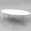 Matbord eller Konnferensbord. Saturn. Design Gunilla Allard för Lammhults