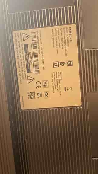 Samsung TV svart 65 tum