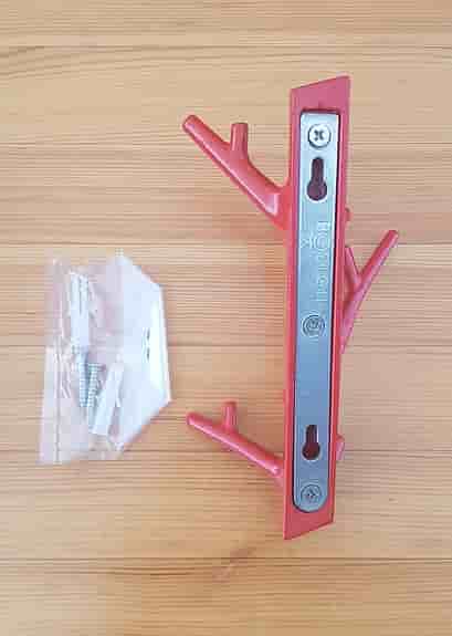 Röd smyckeskrok Bosign Branch Hanger
