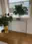 Elegant konsolbord i glas – nyskick (KENDALL)