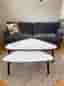 Soffbord, 2 st vita satsbord