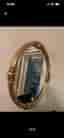 Elegant  oval Guld spegel