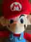 Officiell Super Mario mjukisdjur röd/blå