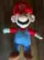 Officiell Super Mario mjukisdjur röd/blå