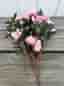 Konstgjorda rosa blommor bukett