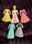 Polly Pocket Princess Matell 5 klänningar
