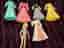 Polly Pocket Princess Matell 5 klänningar