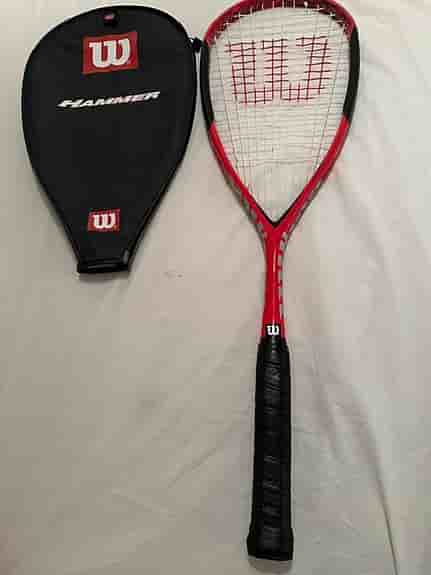 Wilson Hammer squashracket, röd/svart