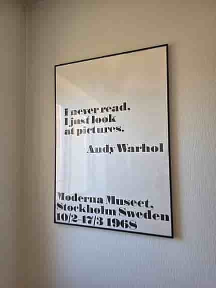 Tavla Andy Warhol från Moderna Museet