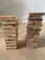 2 set Träspel klossar / Jenga  stapelspel / Byggklossar