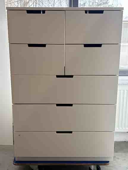 Ikea Nordli byrå med 7 lådor