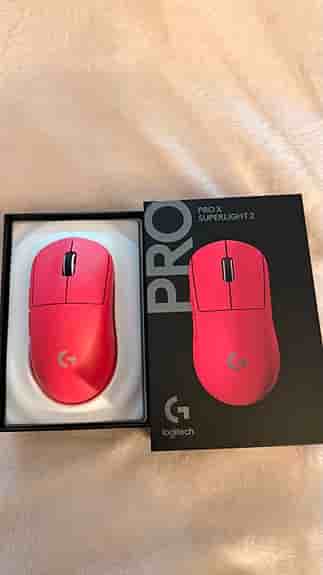 Logitech G Pro X Superlight 2 trådlös gamingmus röd