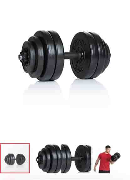 Gymstick Vinyl Dumbbell Set 15kg