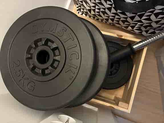 Gymstick Vinyl Dumbbell Set 15kg