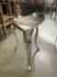 Sittpallar i silver metall