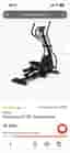 Crosstrainer svart med display