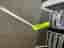 Unihoc Composite F30 innebandyklubba vit med neon-gult blad
