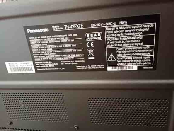 Panasonic 42 tum plasma tv
