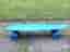 Blått pennyboard skateboard