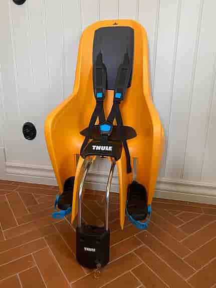 Thule cykelsits barn. Cykelbarnstol.